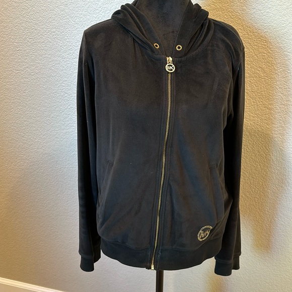 Michael Kors Jackets & Blazers - Michael Kors velvet hooded jacket